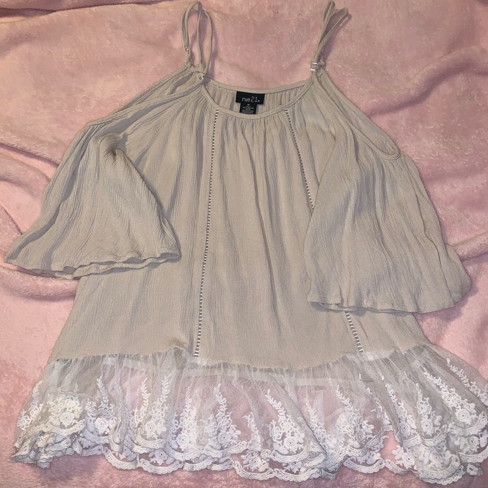 Rue 21 Tank Top with Open Shoulders